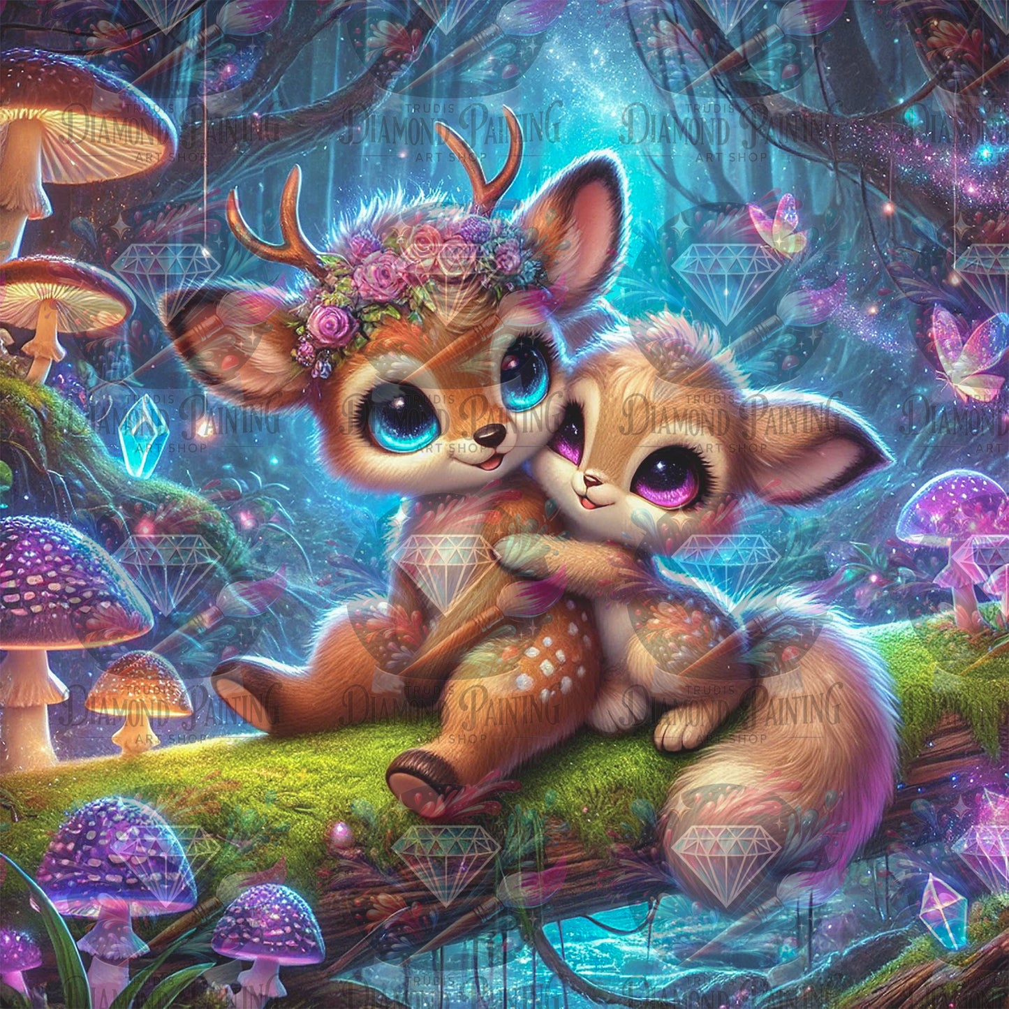 Diamond Painting Whisperwood Buddies ©sandrietta_ai