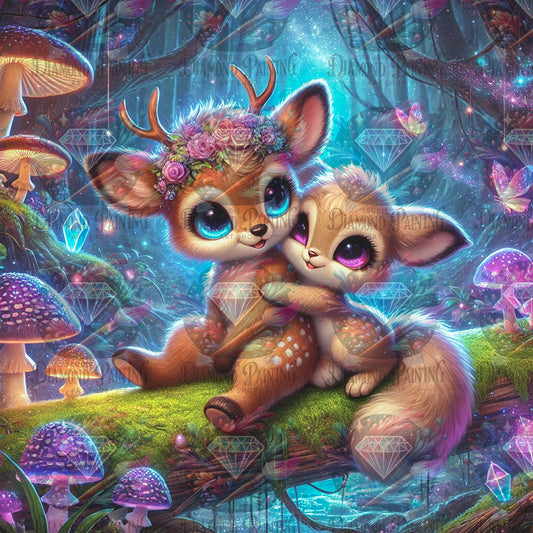 Diamond Painting Whisperwood Buddies ©sandrietta_ai