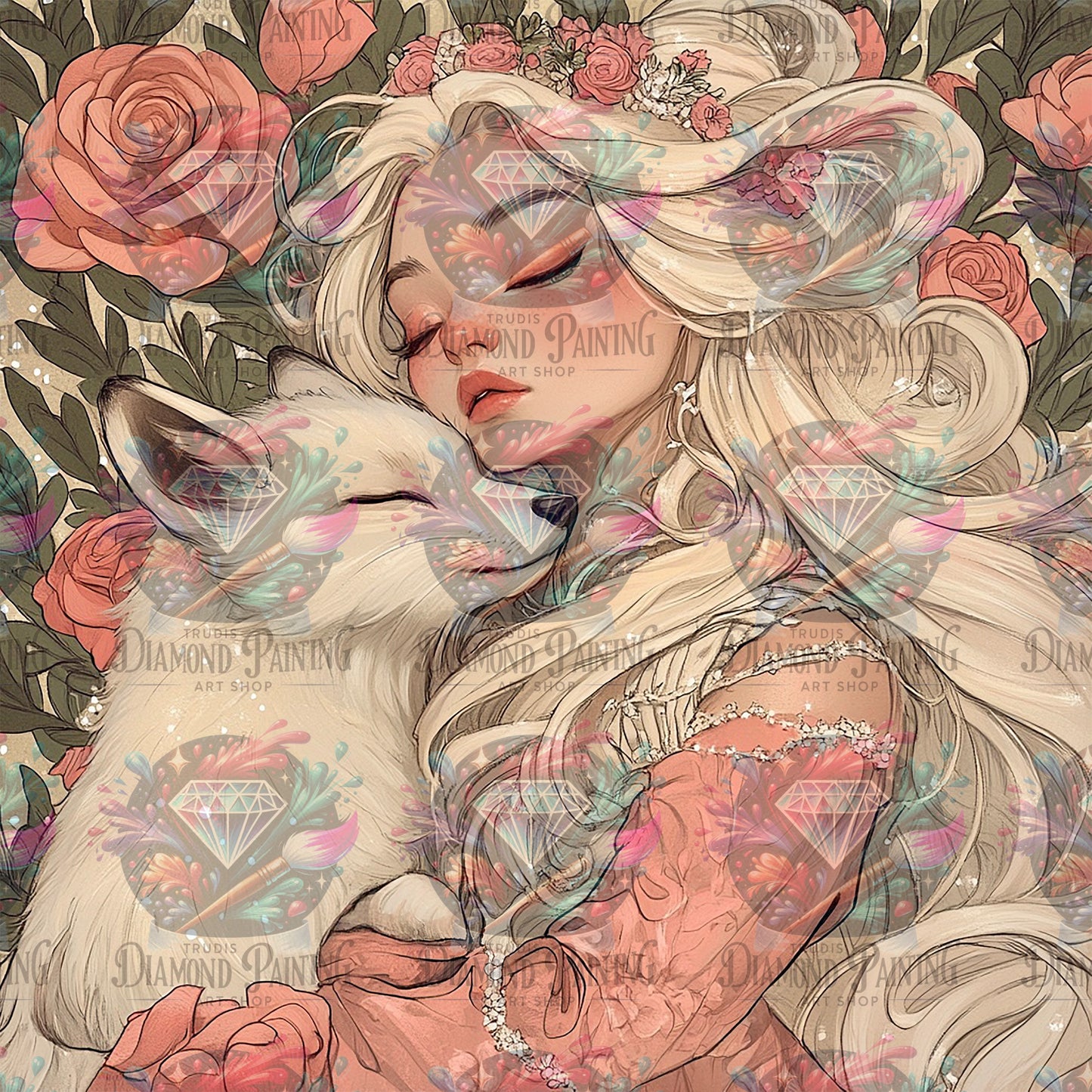 Diamond Painting Märchenhafte Verbundenheit ©sandrietta_ai