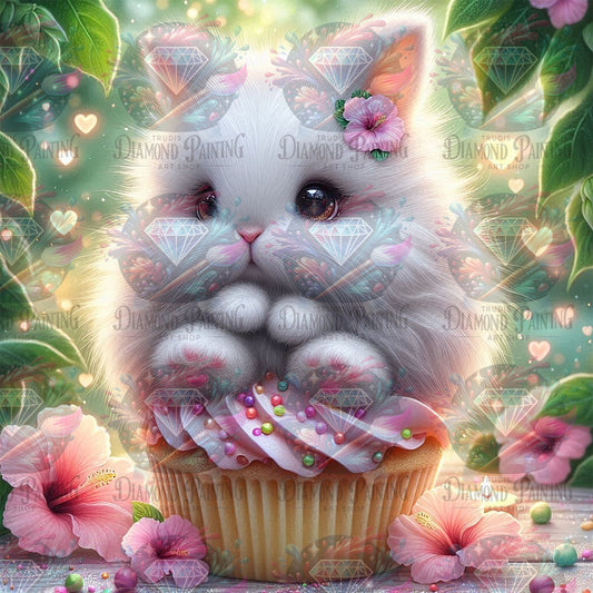 Diamond Painting Cupcake Fluff ©sandrietta_ai