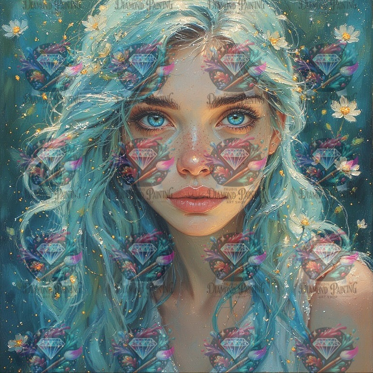 Diamond Painting Windflüstern im Haar von Lexxy Ai