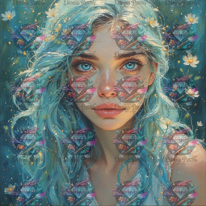 Diamond Painting Windflüstern im Haar von Lexxy Ai