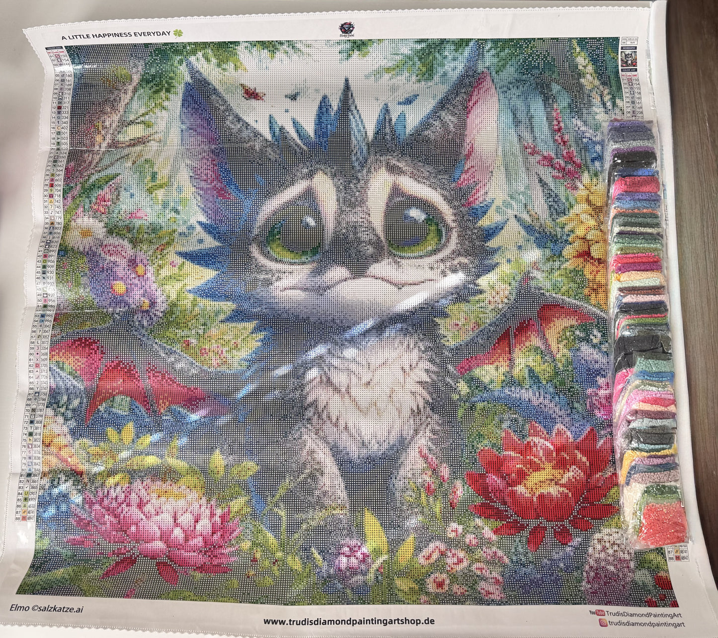 Diamond Painting Elmo von Salzkatze.ai
