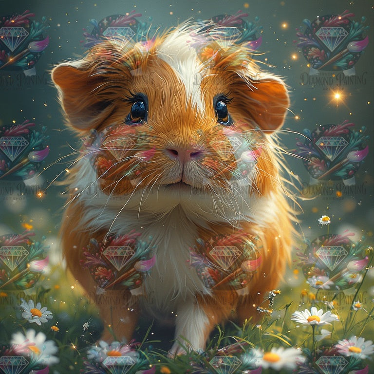 Diamond Painting Kleiner Held auf der Gänseblümchenwiese von Lexxy Ai