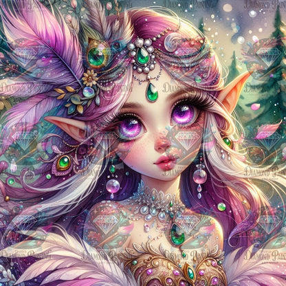 Diamond Painting Smaragdträume im Feenwald von Finira_artist