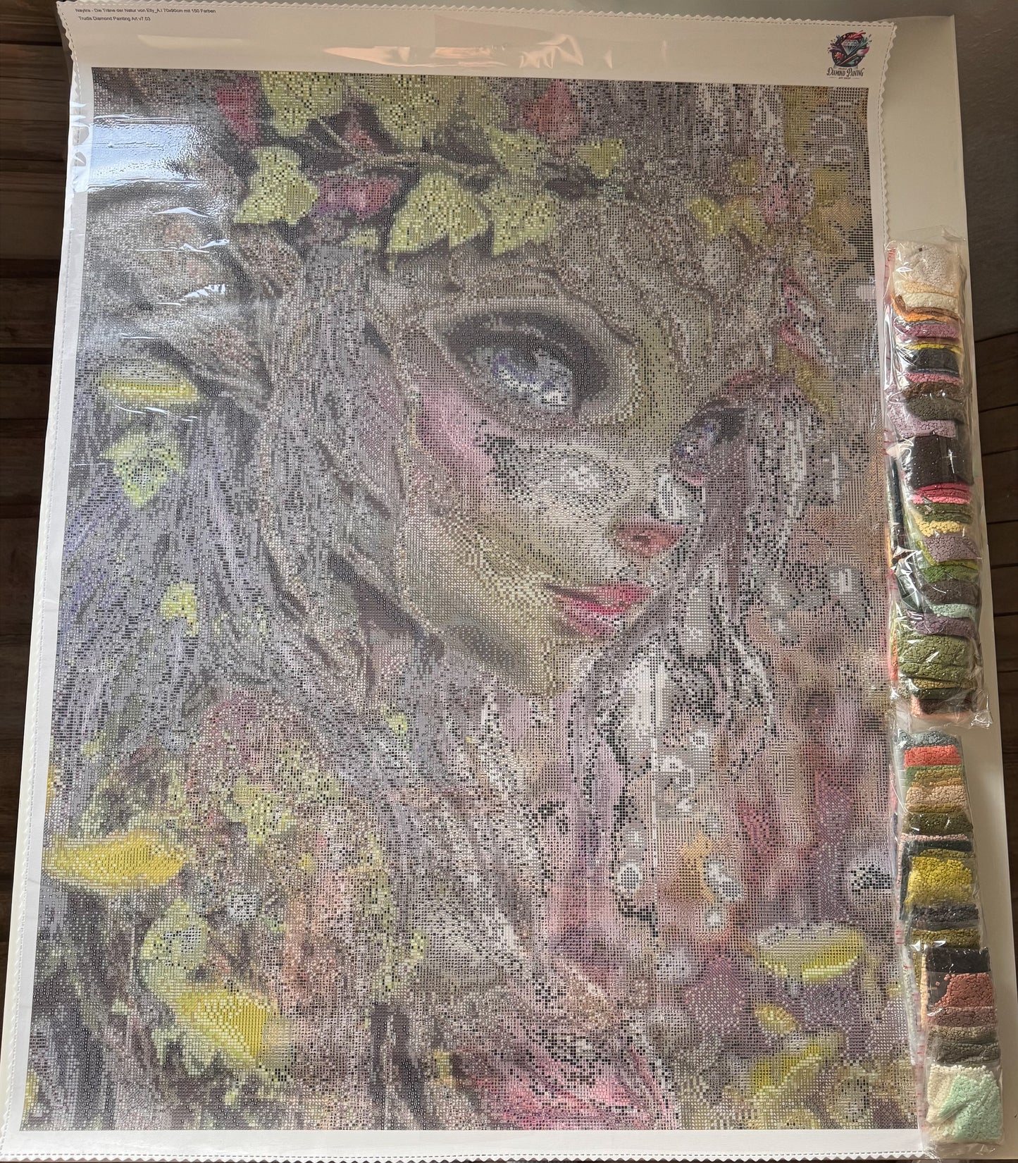 Diamond Painting Naylira - Die Träne der Natur ©Elly_A.I - 70x90cm mit 150 Farben (1x auf Lager)