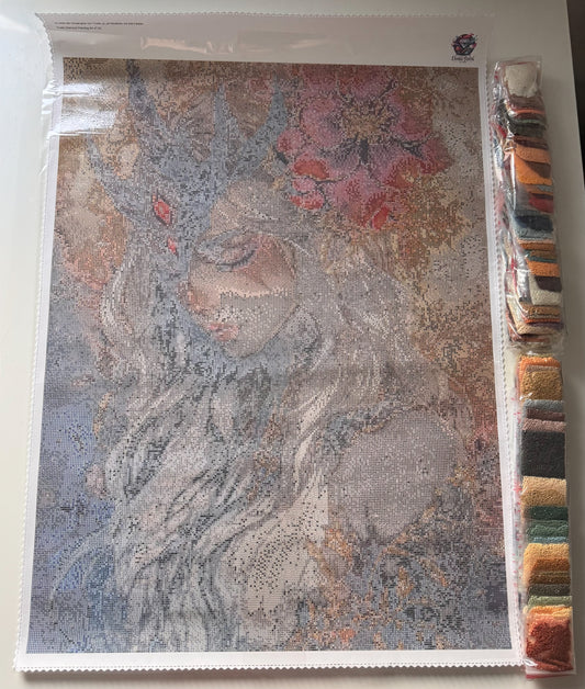 Diamond Painting Im Gold der Vergängnis von Trudis_ai_art - 60x80cm mit 200 Farben (1x auf Lager)