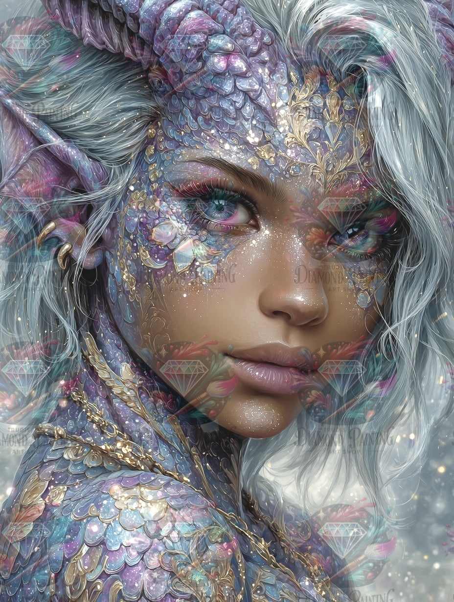 Diamond Painting Schuppenlicht von Sandrietta_ai