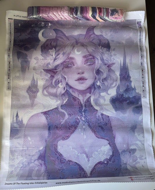 Diamond Painting Dreams Of The Floating Isles von Shalajarias