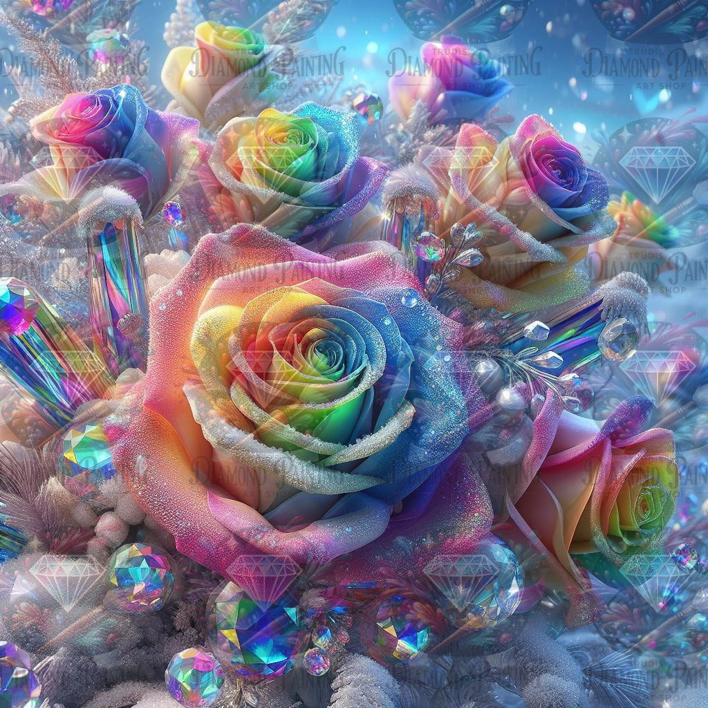 Diamond Painting Frostbloom Bouquet ©Lexxy Ai