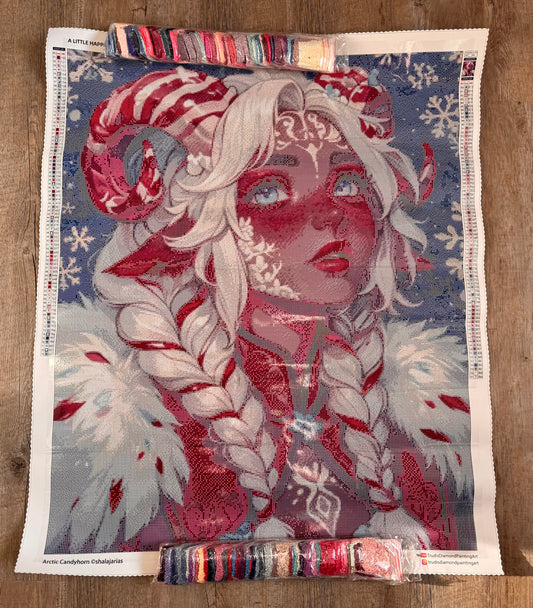 Diamond Painting Arctic Candyhorn von Shalajarias