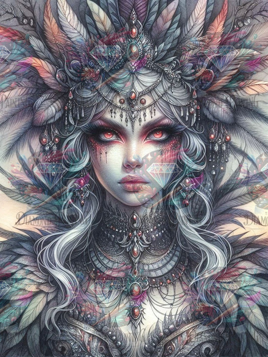 Diamond Painting Die Schwarze Krönung ©finira_artist