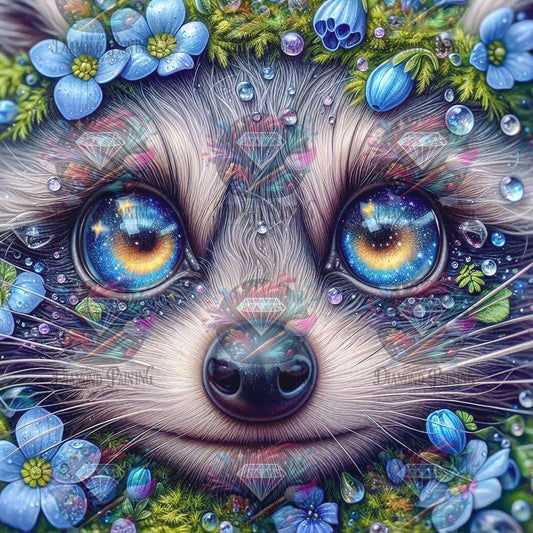 Diamond Painting Blaublütenblick von Sandrietta_ai