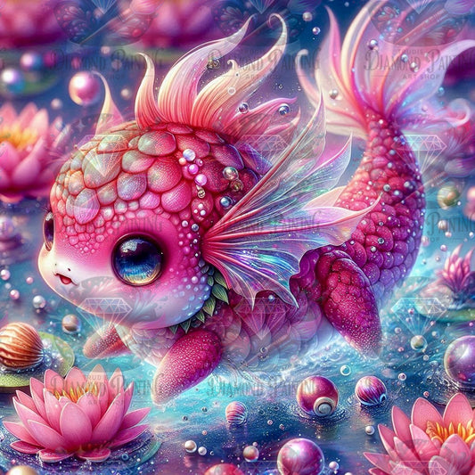 Diamond Painting Lotusleuchten ©sandrietta_ai