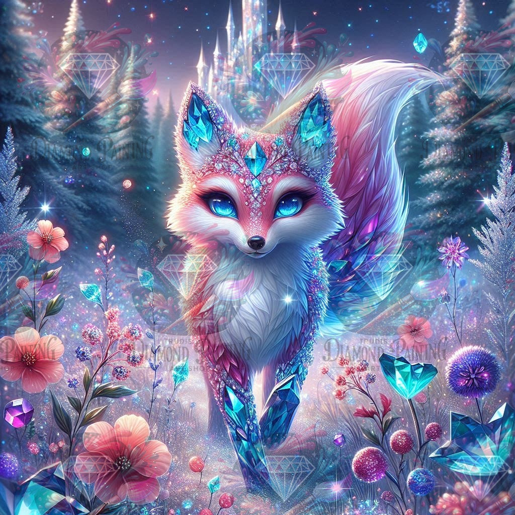 Diamond Painting Glanz des Kristallfuchses ©Lexxy Ai