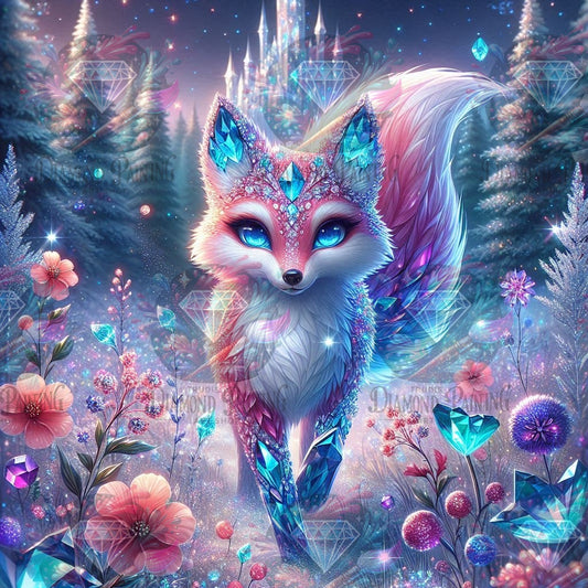 Diamond Painting Glanz des Kristallfuchses ©Lexxy Ai