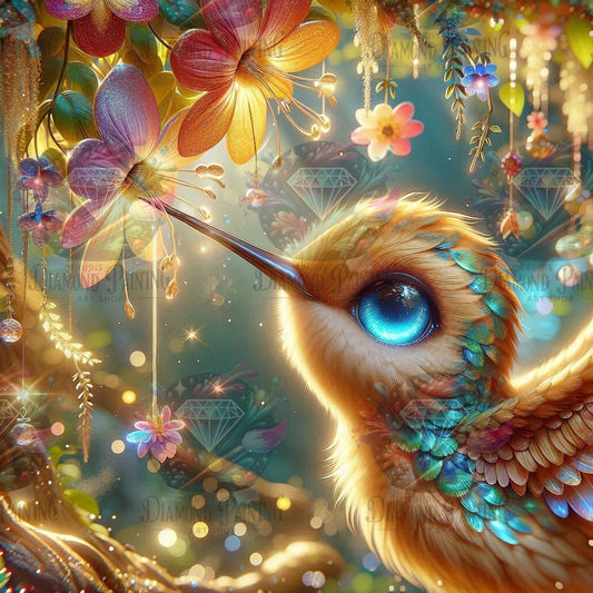 Diamond Painting Lichttänzer des Nektargartens ©Lexxy Ai