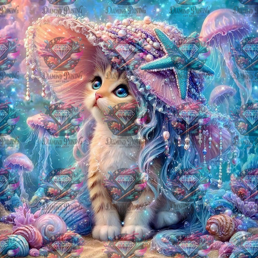 Diamond Painting Kleine Wächterin der Tiefe von Sandrietta_ai