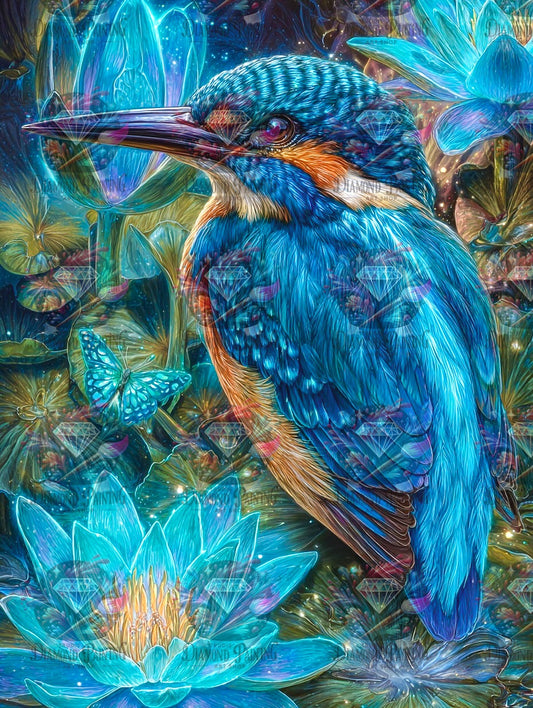 Diamond Painting Wächter der Blauen Lotuswelt von Sandrietta_ai
