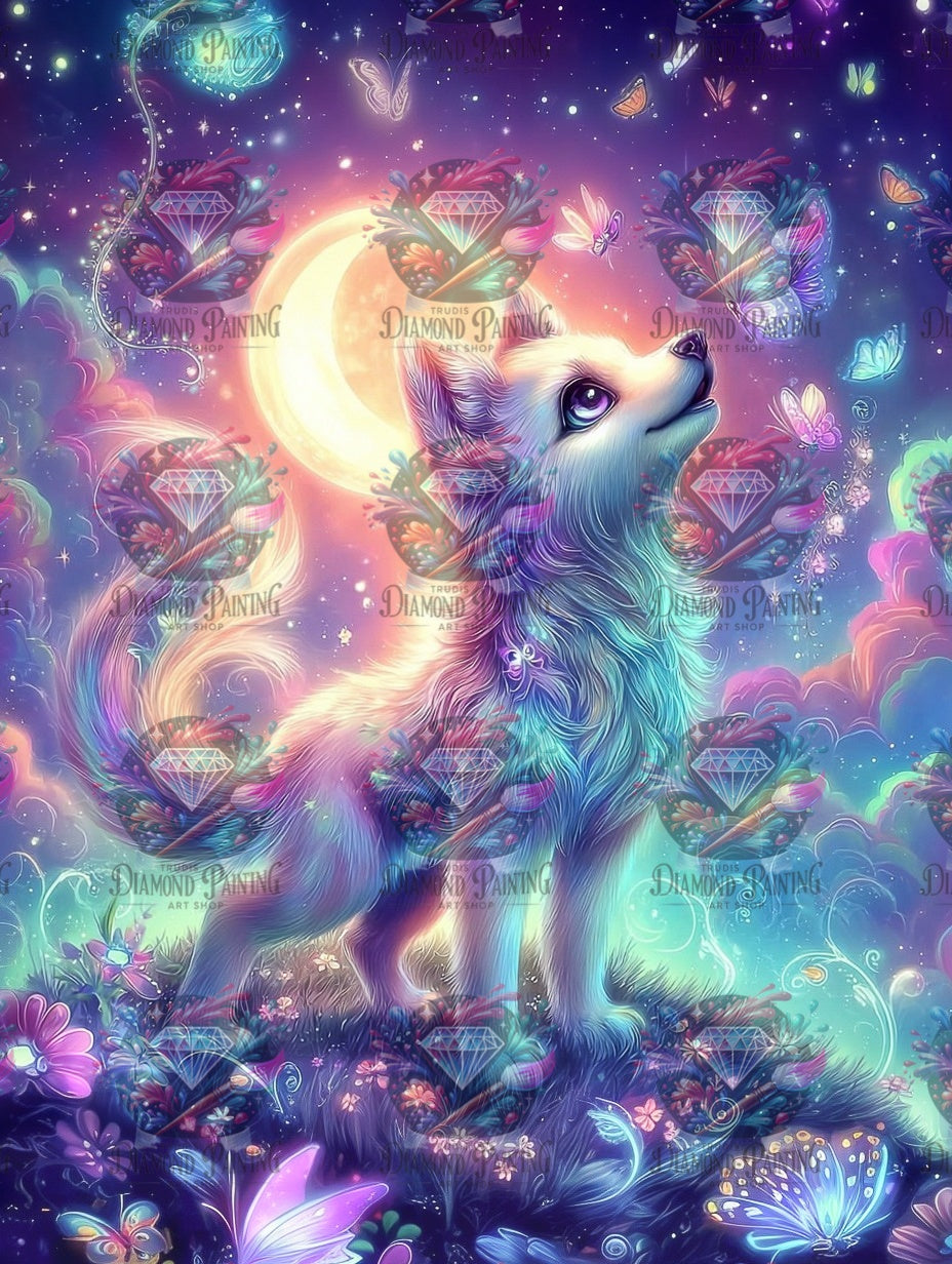 Diamond Painting Tanz der Schmetterlingsnächte von Sandrietta_ai