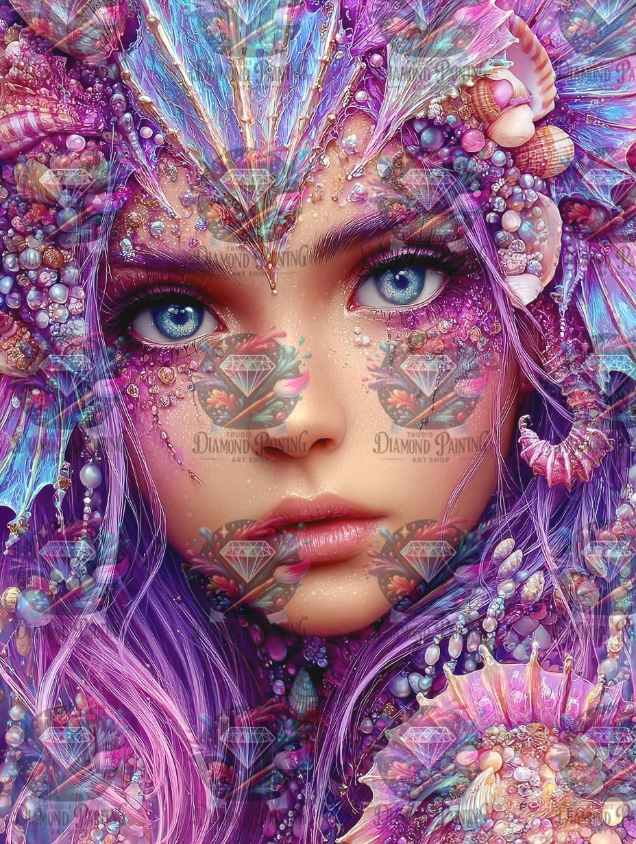 Diamond Painting Perlenstaub auf der Haut von Sandrietta_ai