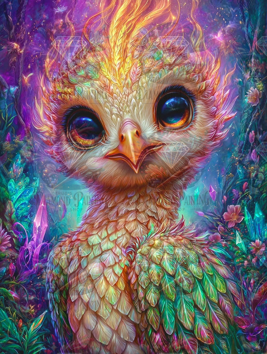 Diamond Painting Flammenfeder ©sandrietta_ai