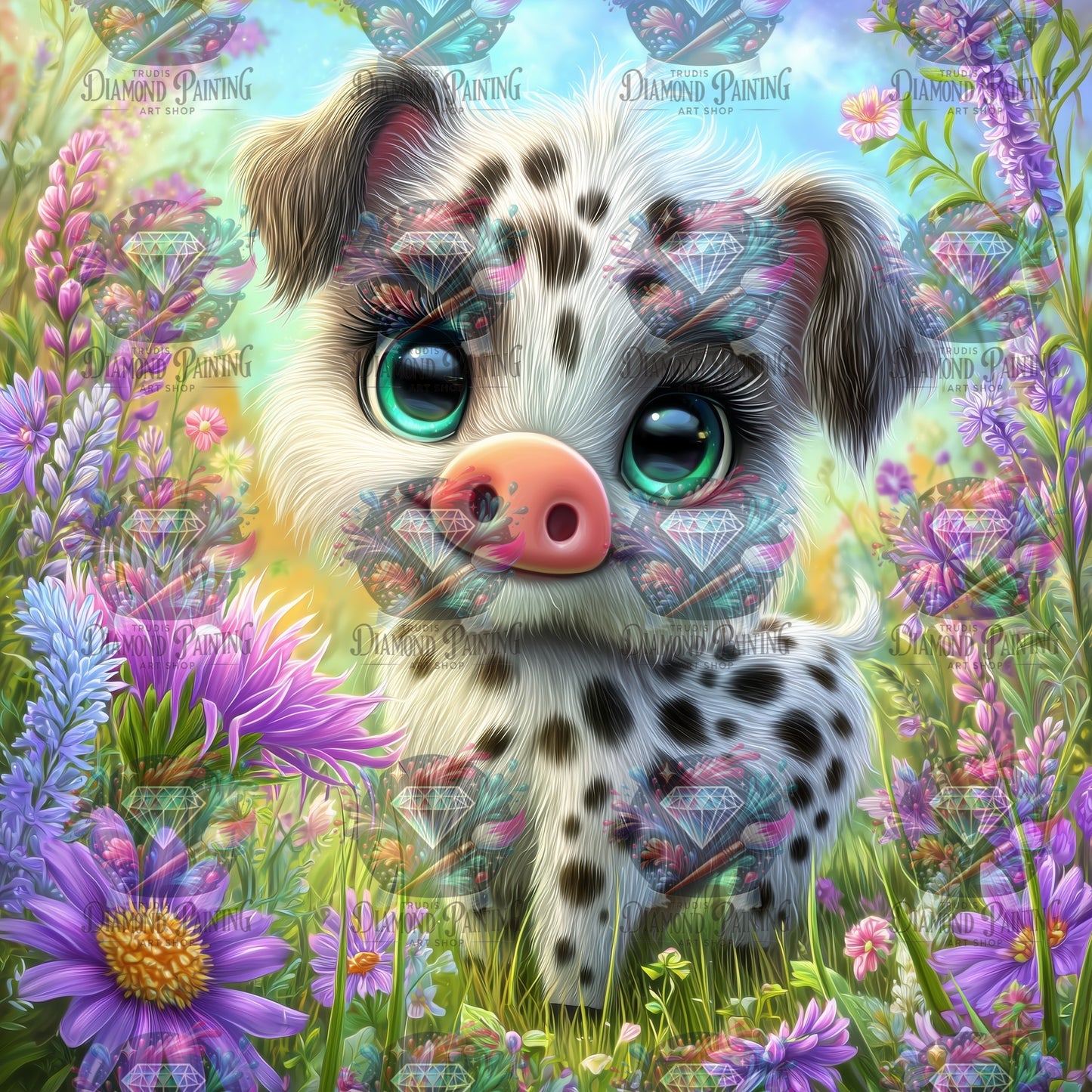 Diamond Painting Das Frühlingsferkel von Sweet_loco_ai