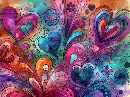 Diamond Painting Emotionen im Farbenmeer ©finira_artist