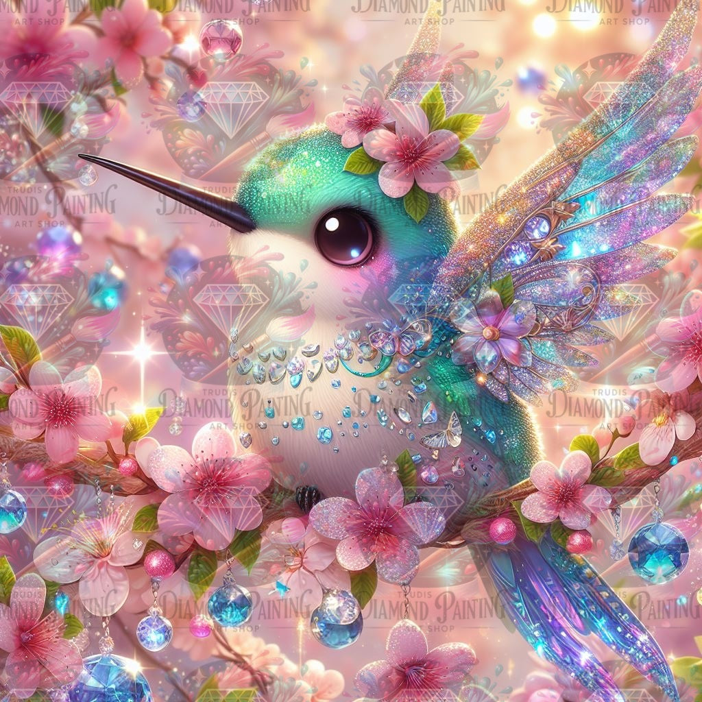 Diamond Painting Klang der Glitzerflügel ©Lexxy Ai