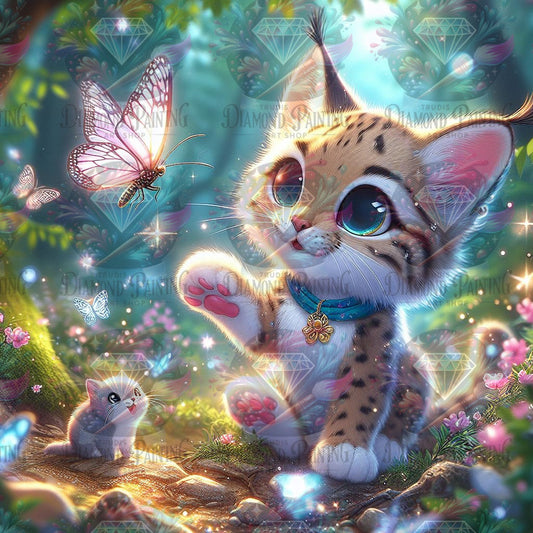 Diamond Painting Enchanted Paws ©Lexxy Ai