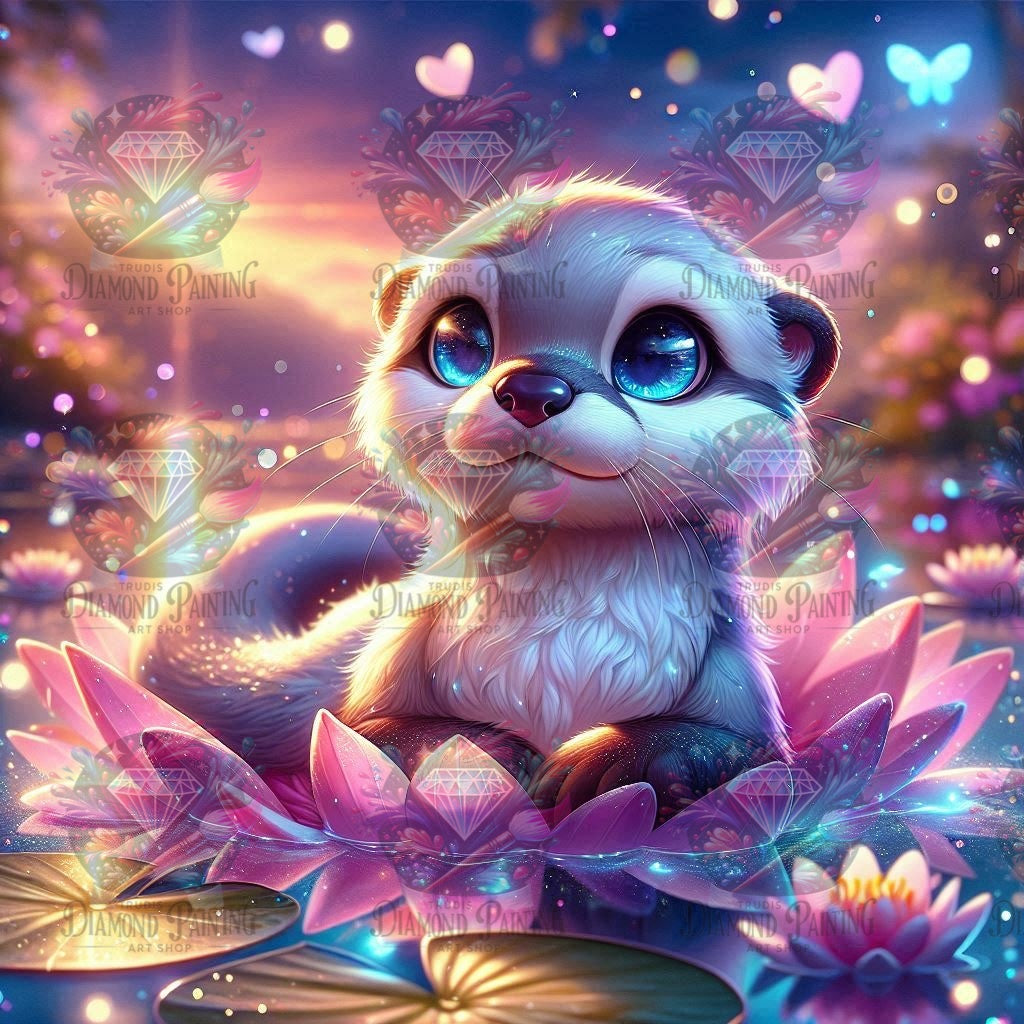 Diamond Painting Schwimmende Stille von Lexxy Ai