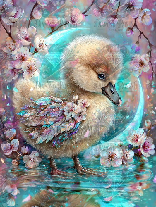 Diamond Painting Spiegel des Frühlings ©sandrietta_ai