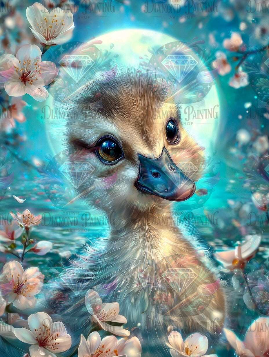 Diamond Painting Kleiner Blütenschnabel ©sandrietta_ai