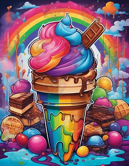 Ice Cream Grafitti ©linchens_bunte_welt