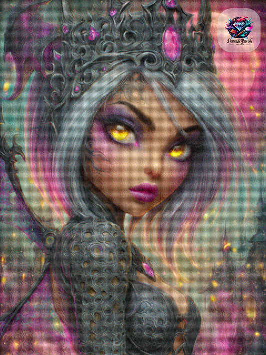Diamond Painting Ihr Blick kennt die Dunkelheit ©Elly_A.I - 60x80cm mit 210 Farben