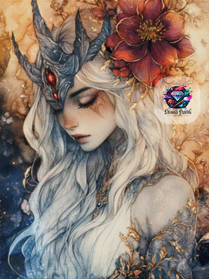 Diamond Painting Im Gold der Vergängnis von Trudis_ai_art - 60x80cm mit 200 Farben (1x auf Lager)