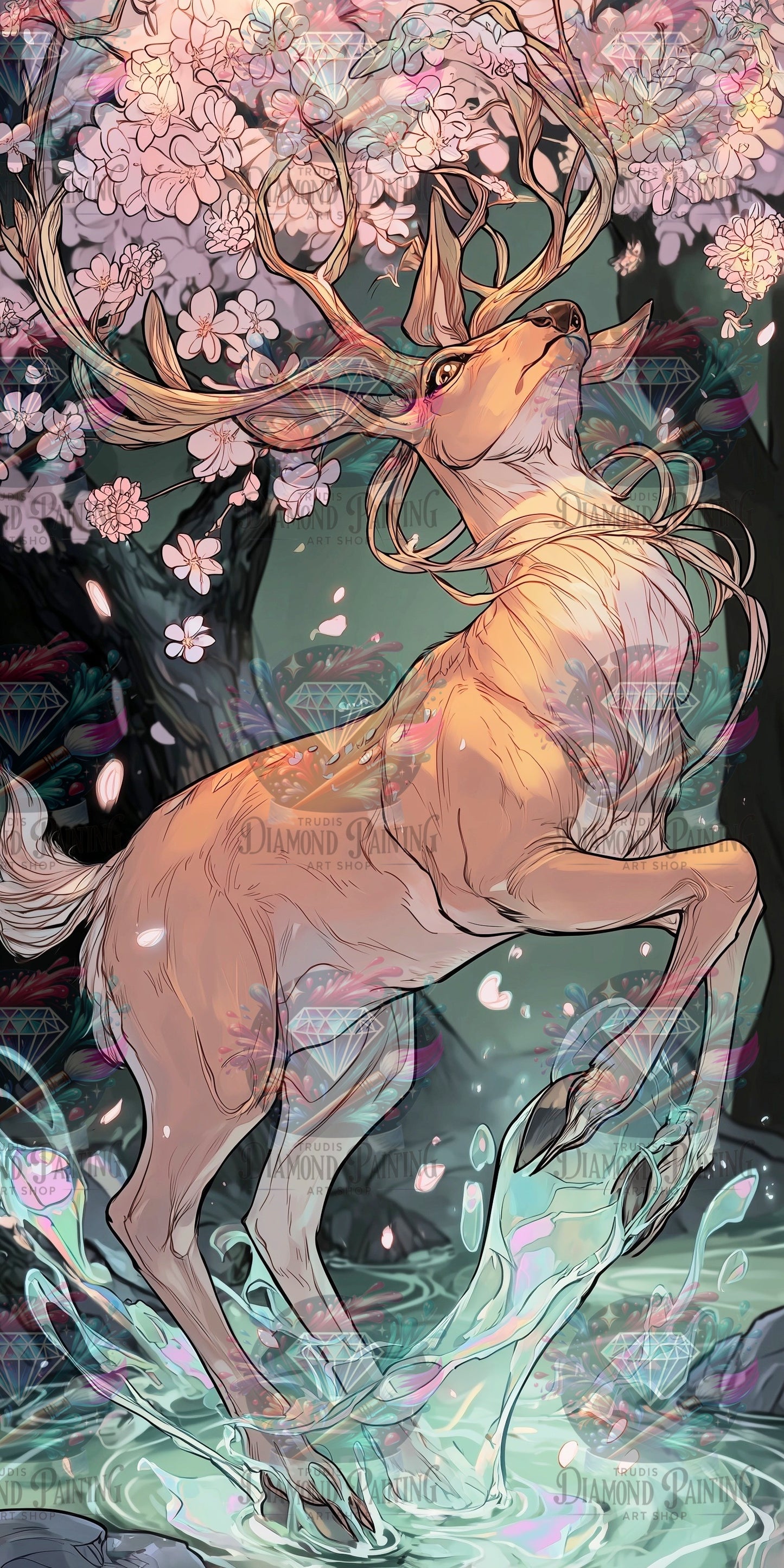 Diamond Painting Jenseits des Schleiers von Salzkatze.ai