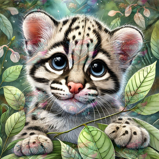 Diamond Painting Jungle Whiskers von MoozyJo.ai