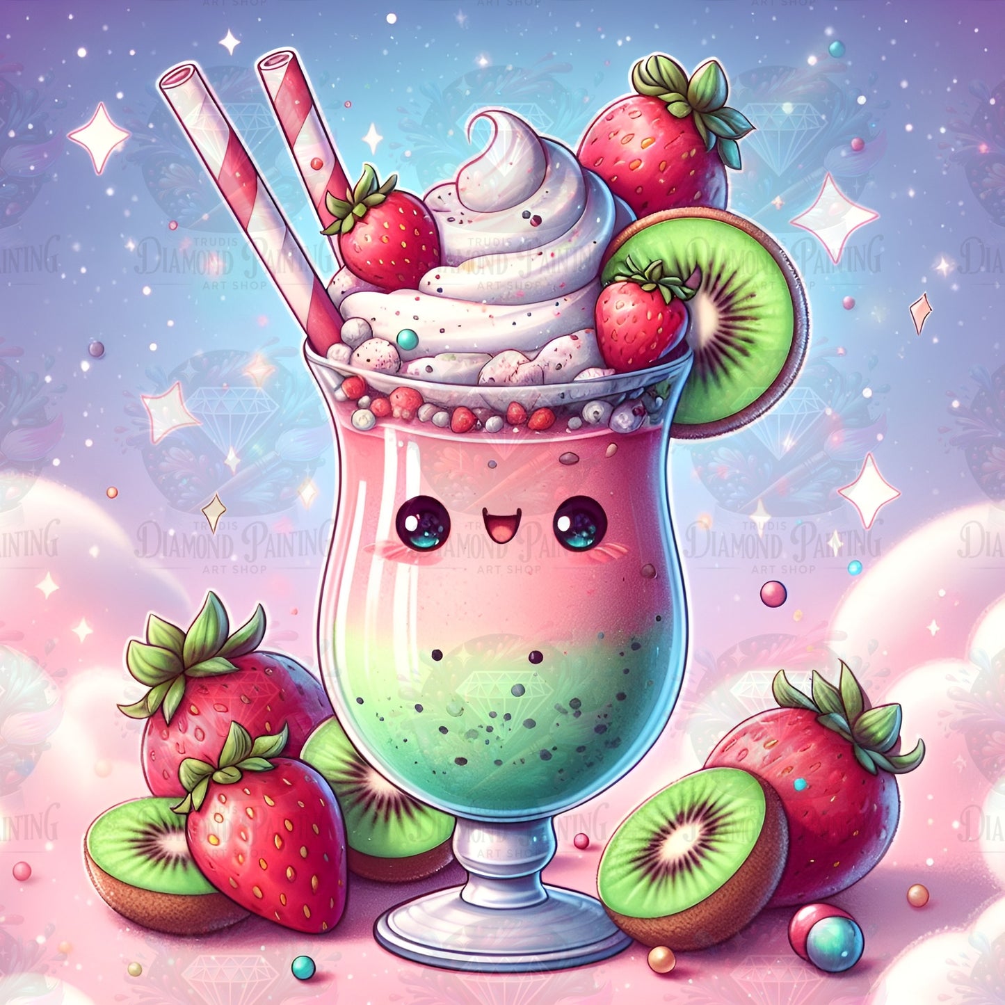 Kawaii Summer Milkshake ©linchens_bunte_welt