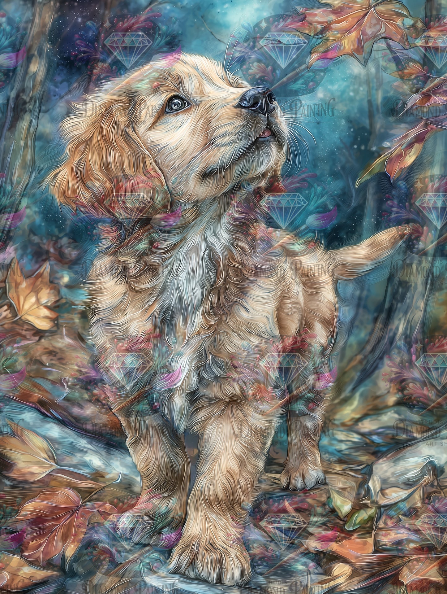 Diamond Painting Kleiner Abenteurer von Salzkatze.ai