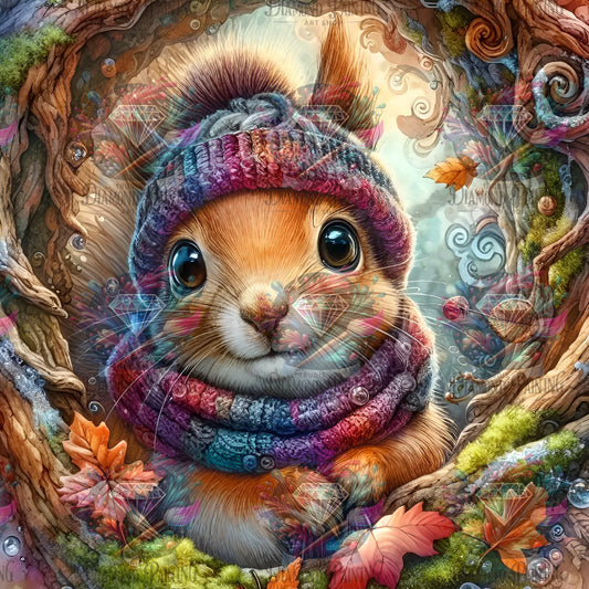 Diamond Painting Knit & Nuts von MoozyJo.ai