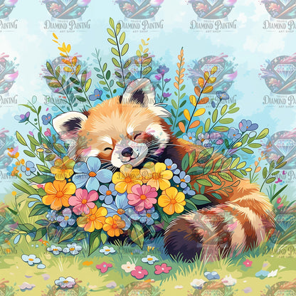 Diamond Painting Kuschelige Blütenzeit von Salzkatze.ai