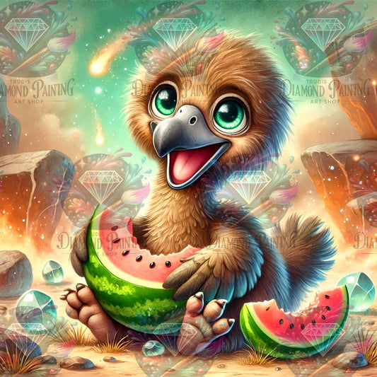 Diamond Painting Last Melon Standing ©MoozyJo.ai