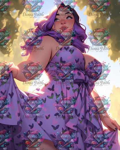 Diamond Painting Lavender Allure von Shalajarias