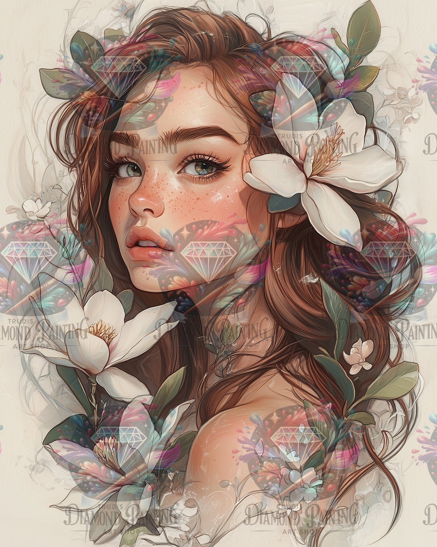 Diamond Painting Lily ©salzkatze.ai