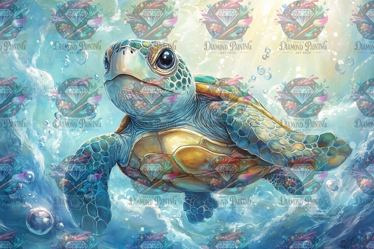 Diamond Painting Meeresrauschen von Salzkatze.ai