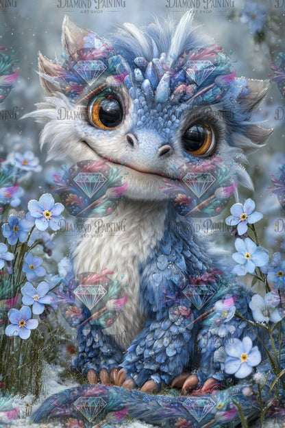 Diamond Painting Melodie des Winters von Salzkatze.ai