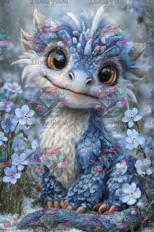 Diamond Painting Melodie des Winters von Salzkatze.ai