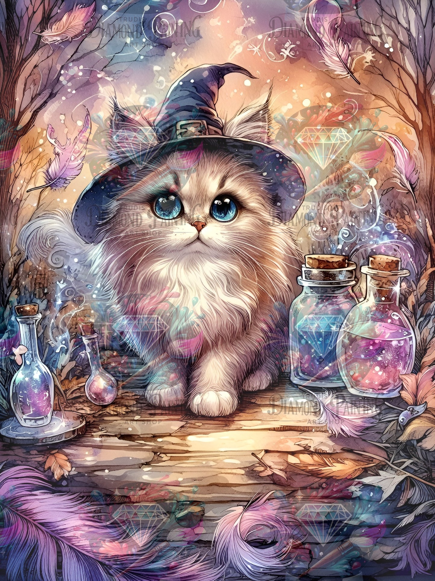 Diamond Painting Mimi Moonbrew von MoozyJo.ai