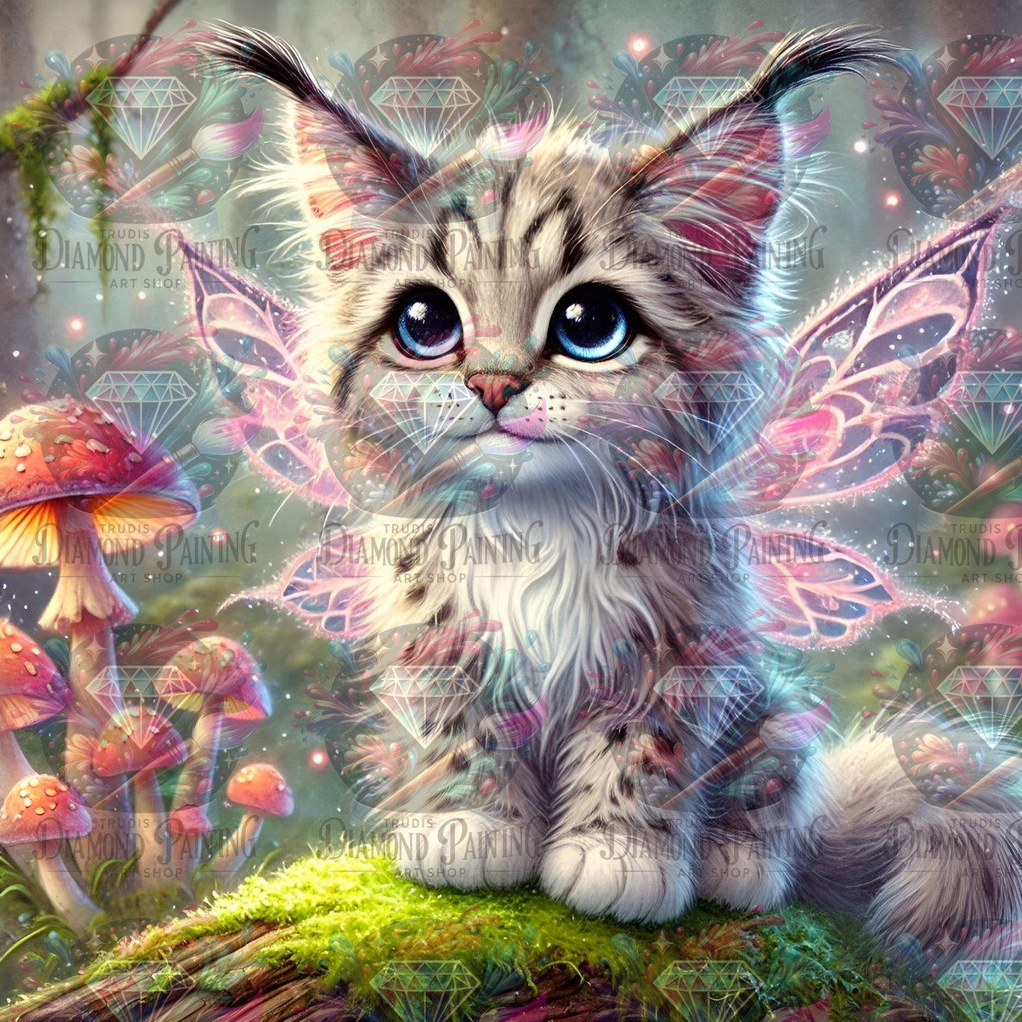 Diamond Painting Moonglow Faeline ©MoozyJo.ai